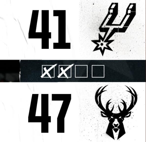 雄鹿大胜马刺，豪取五连胜