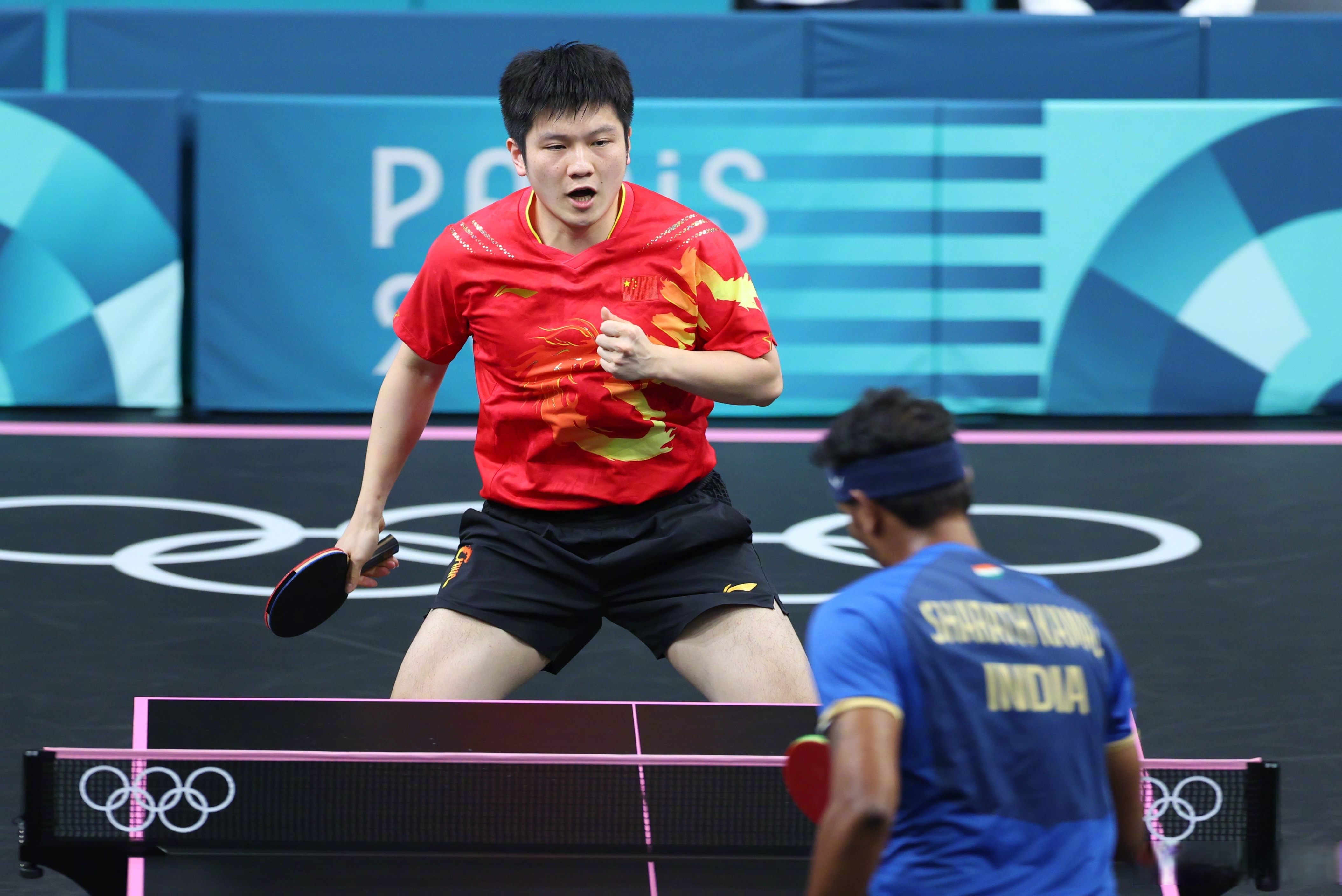 中国队翻盘韩国队，樊振东点燃赛场