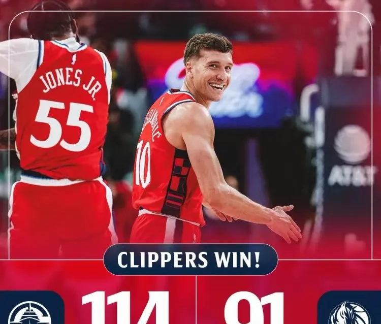 快船外线射手发挥出色，成为球队赢得胜利的关键